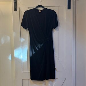 Anne Klein Classic Black Midi Dress